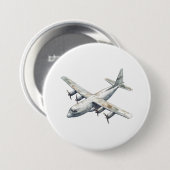 Flugzeug Button (Vorne & Hinten)