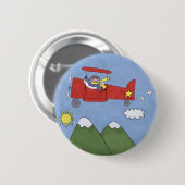 Flugzeug Button (Vorne & Hinten)