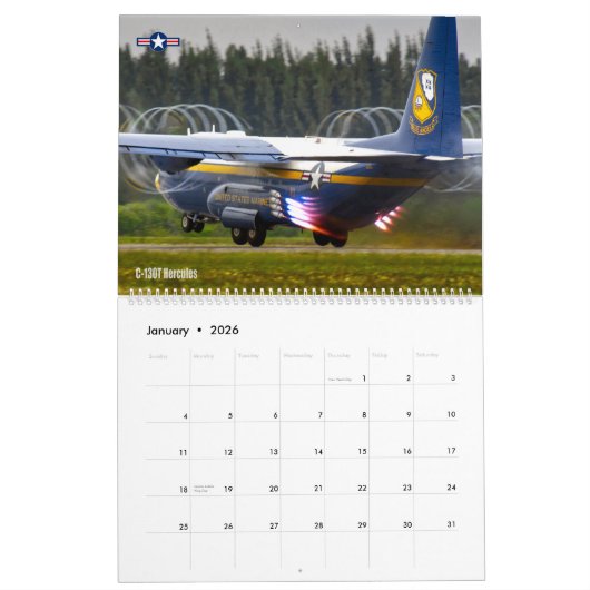 FLUGZEUG - C-130 Herkules Kalender (Jan 2026)