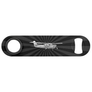 Flugzeug-Cessna-Silhouette-fliegende Speedflaschenöffner