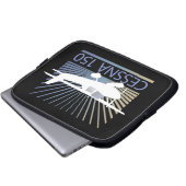 Flugzeug Cessnas 150 Laptopschutzhülle (Vorne Knopf)