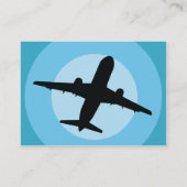 Flugzeug - Chubby Visitenkarte (Rückseite)