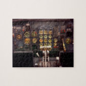 Flugzeug - Cockpit - die Kontrollen sind Set Puzzle (Horizontal)