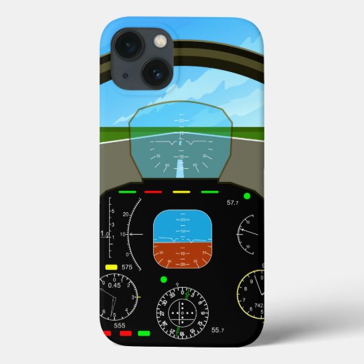 Flugzeug-Cockpit iPad Fall Case-Mate iPhone Hülle (Rückseite)