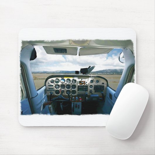 Flugzeug-Cockpit Mousepad (Mit Mouse)