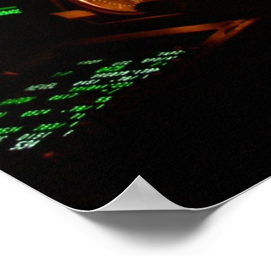 Flugzeug Cockpit Poster (Ecke)