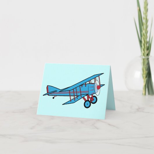 Flugzeug danken Ihnen für das Geschenk Dankeskarte (Vorderseite)