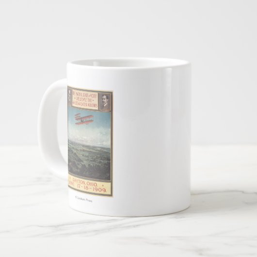 Flugzeug der Brüder Wright Jumbo-Tasse (Vorderseite Links)