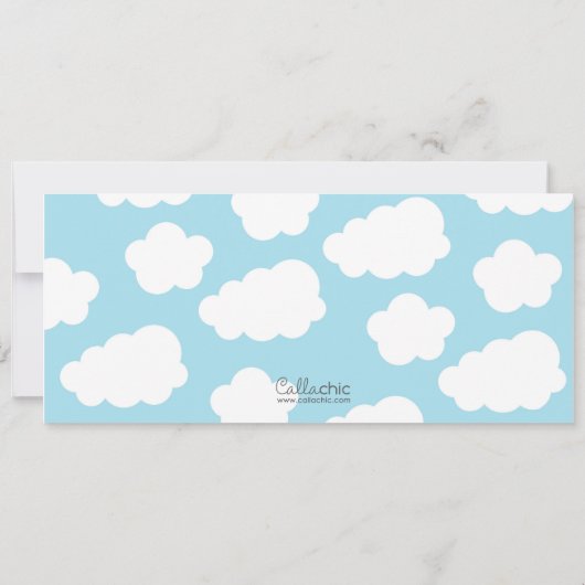 Flugzeug der einladung (Rückseite)