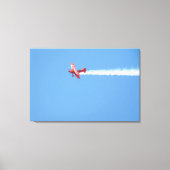 Flugzeug der Luftshow Leinwanddruck (Vorderseite)