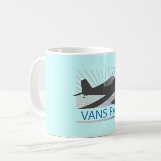 Flugzeug der Packwagen-RV-7 Kaffeetasse (Vorderseite Links)