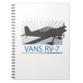 Flugzeug der Packwagen-RV-7 Notizblock (Vorderseite)