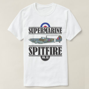 Flugzeug der Supermarine Spitfire-Vintages T-Shirt