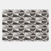 Flugzeug der Vintagen Phase des Zweiten Weltkriegs Geschenkpapier Set (Vorderseite)