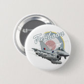 Flugzeug des Cartoon Button (Vorne & Hinten)