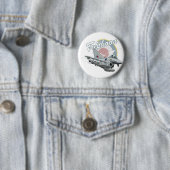 Flugzeug des Cartoon Button (Beispiel)