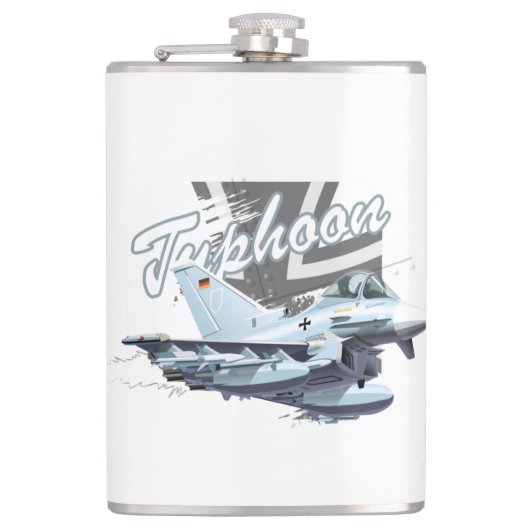 Flugzeug des Cartoon Flachmann (Vorderseite)