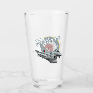 Flugzeug des Cartoon Glas