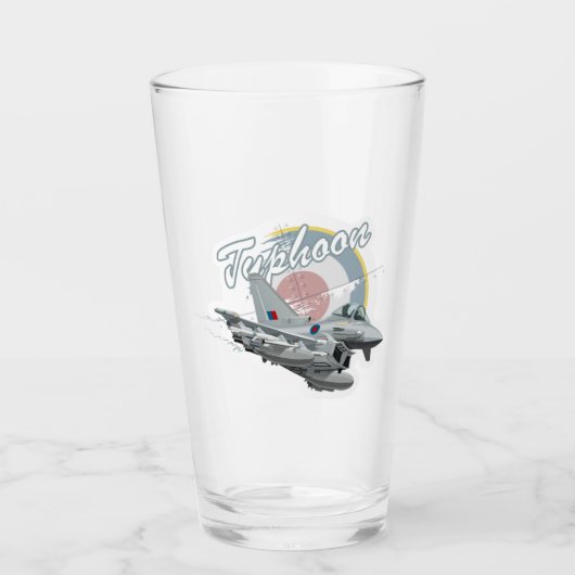 Flugzeug des Cartoon Glas (Vorderseite)