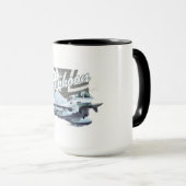 Flugzeug des Cartoon Tasse (VorderseiteRechts)