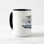 Flugzeug des Cartoon Tasse (Vorderseite Links)