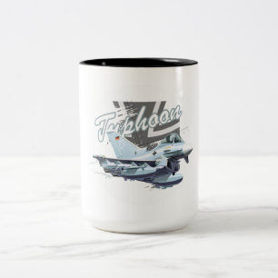 Flugzeug des Cartoon Zweifarbige Tasse