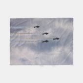 Flugzeug des Krieges Fleecedecke (Vorderseite (Horizontal))