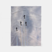 Flugzeug des Krieges Fleecedecke (Vorderseite)