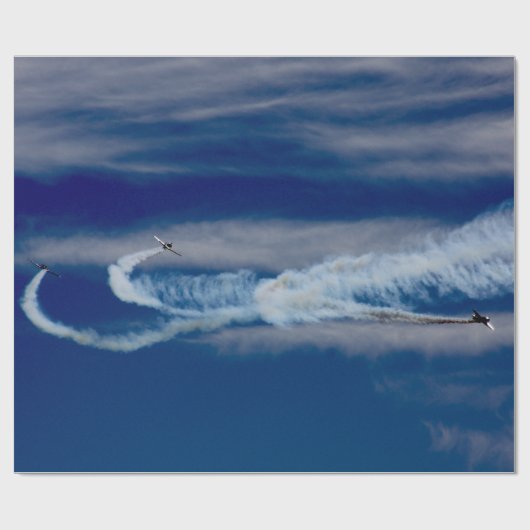 Flugzeug des Krieges Geschenkpapier (Flach)