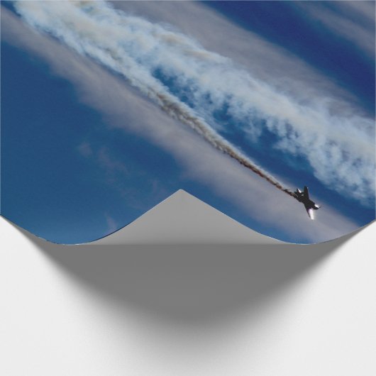 Flugzeug des Krieges Geschenkpapier (Ecke)