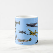 Flugzeug des Krieges Kaffeetasse (Mittel)