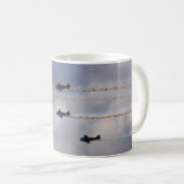 Flugzeug des Krieges Kaffeetasse (VorderseiteRechts)