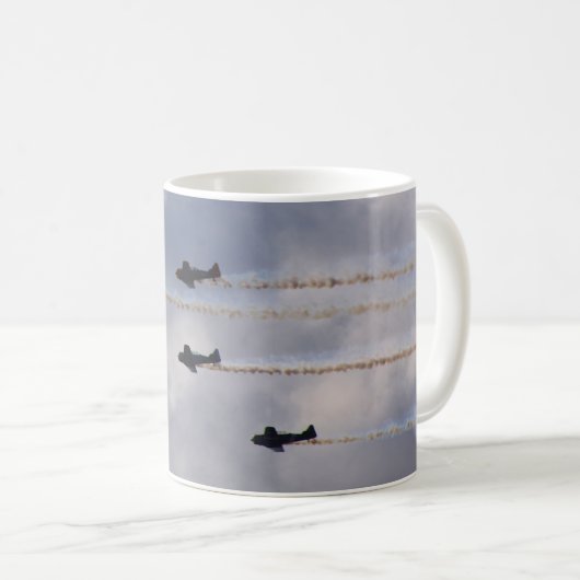 Flugzeug des Krieges Kaffeetasse (VorderseiteRechts)