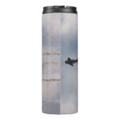Flugzeug des Krieges Thermosbecher (Rückseite)