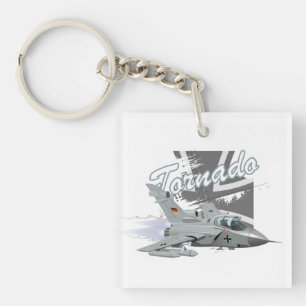 Flugzeug des militärischen Kampfflugzeugs Cartoon Schlüsselanhänger
