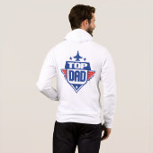 Flugzeug des obersten Vaters Hoodie (Schwarz voll)