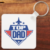 Flugzeug des obersten Vaters Schlüsselanhänger (Rückseite)