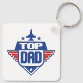 Flugzeug des obersten Vaters Schlüsselanhänger (Rückseite)