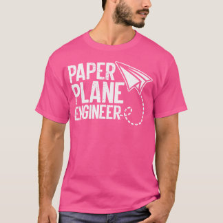 Flugzeug Engineer Flugzeug Origami Paper Flugzeug T-Shirt