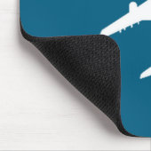 Flugzeug-Enthusiast Luftfahrt Papa Mousepad (Ecke)