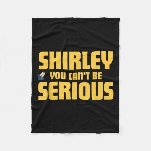 Flugzeug! Film, Shirley, du kannst nicht ernst sei Fleecedecke (Vorderseite)