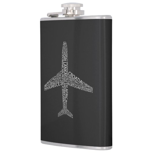 Flugzeug Flachmann (Links)