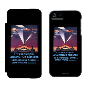 Flugzeug fliegt über Scheinwerferplakat Incipio Watson™ iPhone 5 Geldbörsen Hülle