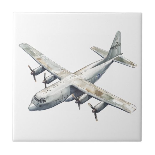 Flugzeug Fliese (Vorderseite)