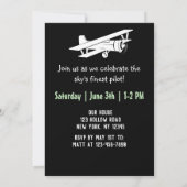 Flugzeug, Flug, Fotomaterial, Luftfahrt, Cool Einladung (Rückseite)