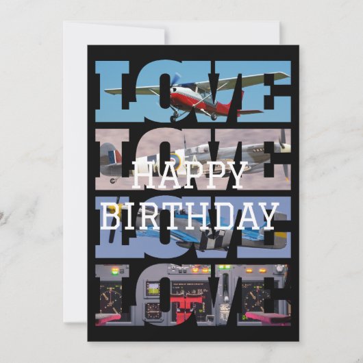 Flugzeug, Flug, Fotomaterial, Luftfahrt, Cool Einladung (Vorderseite)