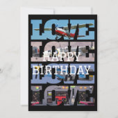 Flugzeug, Flug, Fotomaterial, Luftfahrt, Cool Einladung (Vorderseite)