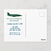 Flugzeug, Flug, Fotomaterial, Luftfahrt, Cool Postkarte (Rückseite)