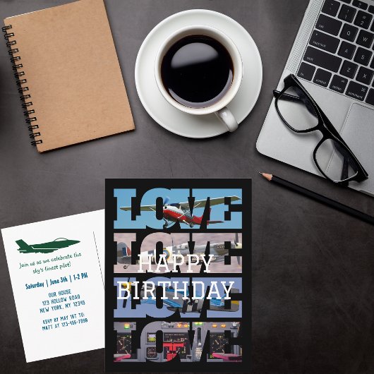 Flugzeug, Flug, Fotomaterial, Luftfahrt, Cool Postkarte