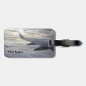 Flugzeug-Flügel-Gepäckanhänger Gepäckanhänger (Rückseite horizontal)
